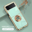 Glossy Thin Stand Ring Holder Frame Phone Case