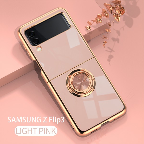Glossy Thin Stand Ring Holder Frame Phone Case