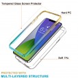 iPhone 11 Pro 5.8 inches 2019 Case ,Crystal Clear PC Back With 2 Pcs Tempered Glass Screen Protector Full Protection Drop Proof Anti-scratch Cover