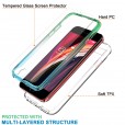iPhone 7& iPhone 8 (4.7 inches ) Case ,Crystal Clear PC Back With 2 Pcs Tempered Glass Screen Protector Full Protection Drop Proof Anti-scratch Cover