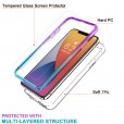 iPhone12 Pro(6.1 inches) 2020 Release Case,Crystal Clear PC Back With 2 Pcs Tempered Glass Screen Protector Full Protection Drop Proof Anti-scratch Cover