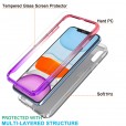 iPhone Xs Max 6.5 inches Case,Crystal Clear PC Back With 2 Pcs Tempered Glass Screen Protector Full Protection Drop Proof Anti-scratch Cover