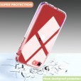 iPhone SE 2020 (2nd generation) Case,Crystal Clear PC Back With 2 Pcs Tempered Glass Screen Protector Full Protection Drop Proof Anti-scratch Cover