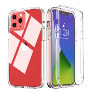 iPhone 11 Pro 5.8 inches 2019 Case ,Full Body Shockproof Dual Layer Transparent  360° Protective Built-in Screen Protector Anti-Scratch Soft TPU Cover, For IPhone 11 Pro