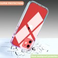 iPhone 12 Mini  (5.4 inches) 2020 Release Case,Full Body Shockproof Dual Layer Transparent  360° Protective Built-in Screen Protector Anti-Scratch Soft TPU Cover