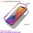iPhone 12 Pro Max (6.7 inches) 2020 Release Case,Full Body Shockproof Dual Layer Transparent  360° Protective Built-in Screen Protector Anti-Scratch Soft TPU Cover