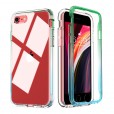 iPhone SE 2020 (2nd generation) Case,Full Body Shockproof Dual Layer Transparent  360° Protective Built-in Screen Protector Anti-Scratch Soft TPU Cover