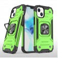 Ring Stand Rugged Cover Shockproof Hard Hybrid Smart Phone Case