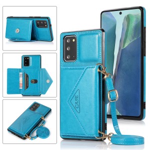 Samsung Galaxy Note10 & Note10 5G Case,Leather Card Slot Stand Strap Crossbody Bag Cover, For Samsung Note 10