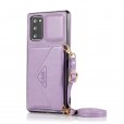Samsung Galaxy S21 Ultra 6.8 inches Case,Leather Card Slot Stand Strap Crossbody Bag Cover
