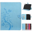 iPad Pro (11-inch, 2nd generation) 2020 &  Pro (11-inch, 1st generation) 2018 Case, Smart Elepower Embossed Butterfly & Flower Leather with Auto Wake/Sleep Card Slots Folio Stand Cover