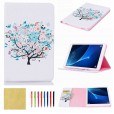Samsung Galaxy Tab A 10.1 inch Tablet with (S Pen Version SM-P580) Case,Slim Fit PU Leather Folio Stand Case with Card Slots Protective Cover 
