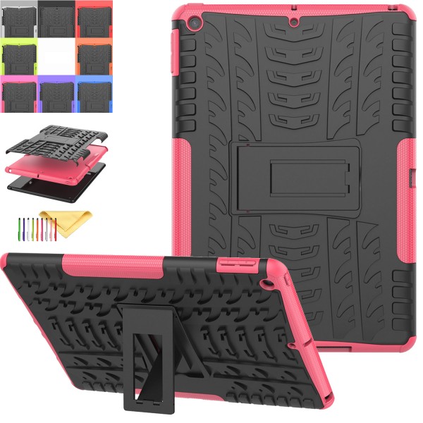 iPad 7th Gen 10.2 Inch 2019,iPad 8th Generation 10.2 Inch 2020 Case,Heavy Duty Protection Build in Stand Rugged Shockproof Kids Friendly Anti-slip Defender Case Cover