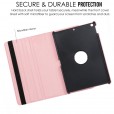 New iPad Pro12.9 Case 2nd Generation 12.9 Inch 2017/2015 ,360 Degree Rotating PU Leather Multi-Angle View Stand Protective Folio Cover Case