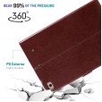 iPad 2 & iPad 3 & iPad 4 9.7 inches Case,Embossed Cat & Tree PU Magnetic Flip Leather Stand Folio Wallet Cover with Credit Card Slots