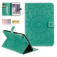 iPad Pro 10.5 inches Tablet Case, Sunflower Embossed Pattern kickstand Magnetic Flip Leather Protective Cover with Card/Cash Holder