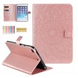 iPad Pro 10.5 inches Tablet Case, Sunflower Embossed Pattern kickstand Magnetic Flip Leather Protective Cover with Card/Cash Holder