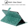 Apple iPad Pro (11-inch, 1st generation) 2018 Case, Sunflower Embossed Pattern kickstand Magnetic Flip Leather Protective Cover with Card/Cash Holder