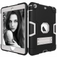 iPad Mini 4 & Mini 5 Tablete Case,Rugged Heavy Duty Hybrid PC Dual Layer Shockproof Kickstand Without Screen Protector Kids Friendly