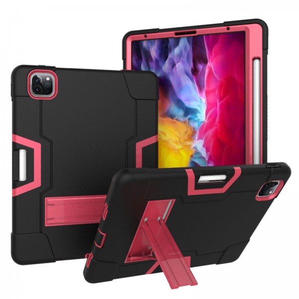 iPad Pro (11-inch, 2nd generation) 2020 Tablet Case,Rugged Heavy Duty Hybrid PC Dual Layer Shockproof Kickstand Without Screen Protector Kids Friendly