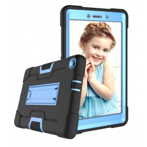 Samsung Galaxy Tab A 8.0 2019 (SM-T290/SM-T295/SM-T297),Rugged Heavy Duty Hybrid PC Dual Layer Shockproof Kickstand Kids Friendly, For Samsung Tab A 8.0 (2019)/Samsung Tab A 8.0 T290/Samsung Tab A 8.0 T295