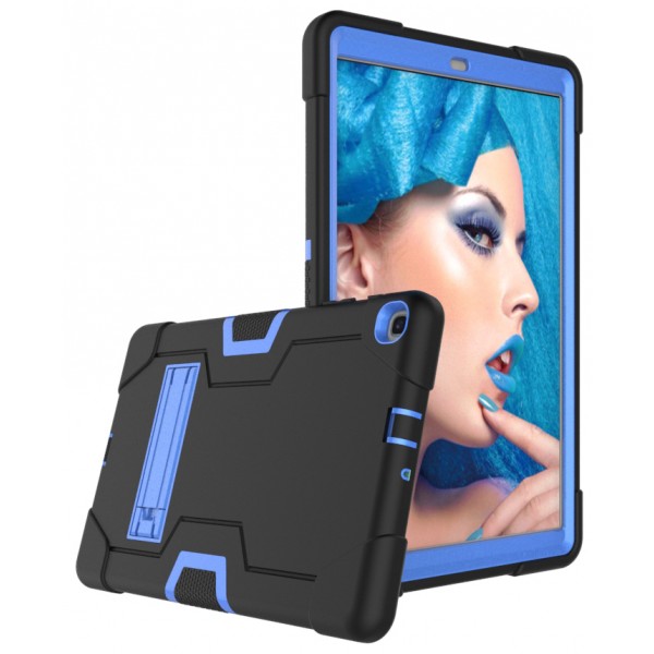 Samsung Galaxy Tab A 10.1 inch 2019 T510/T515 Case,Rugged Heavy Duty Hybrid PC Dual Layer Shockproof Without Screen Protector Kickstand Kids Friendly