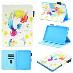 Cute Cartoon Pattern Protective Folio Tablet Case, For New Amazon 658 6 Inch