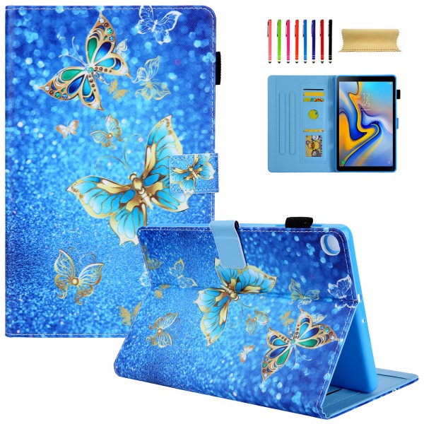 iPad Mini Case 2021/ iPad Mini 6th Gen Case 8.3 inch, PU Leather Folio Stand Case Smart Sleep/Wake Case with Shockproof TPU Back Cover for iPad Mini 6th Gen 8.3 Inch, Gold Butterfy