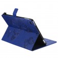 iPad 2 & iPad 3 & iPad 4 ( 9.7 inches ) Case, Embossed Butterfly Leather Folio Stand Cover Case with Card Slots Wallet Cover