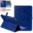 iPad Mini 1& Mini 2 & Mini 3 & Mini 4 & Mini 5 (7.9 inches ) Case,  Embossed Butterfly Leather Folio Stand Cover Case with Card Slots Wallet Cover