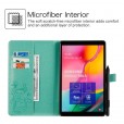 Samsung Galaxy Tab S6 Lite 10.4 P610 (10.4 inches) Case,  Embossed Butterfly Leather Folio Stand Cover Case with Card Slots Wallet Cover
