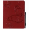 iPad Pro (11-inch, 2nd generation) 2020 Case, Embossed Butterfly Pattern Magnetic Flip Leather Folio Stand with Card Slots Wallet Cover