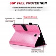 Samsung Galaxy Tab A 8.0 2015 Release(SM-T350/T355) Case,Bling Leather Lightweight Shockproof Super Protective Kickstand Cover with Pencil Holder