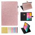 Samsung Galaxy Tab A 10.1 inch 2019 T510/T515 Case,Bling Leather Lightweight Shockproof Super Protective Kickstand Cover with Pencil Holder
