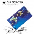Samsung Galaxy Tab S6 Lite 10.4 SM-P610 (10.4 inches) , Pattern Stand PU Leather with Card Pockets Wallet Cover