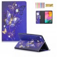Samsung Galaxy Tab A 10.1 inch 2019 Model SM-T510 SM-T515 Case, Pattern Stand PU Leather with Card Pockets Wallet Cover