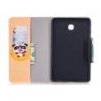 Samsung Galaxy Tab A 8.0 T387 (2018)Case,Pattern Leatehr Srtand Magnetic Flip Card Slot Tablet Cover