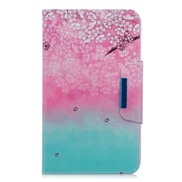 Samsung Galaxy Tab A 8.0 T387 (2018)Case,Pattern Leatehr Srtand Magnetic Flip Card Slot Tablet Cover