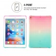 iPad 10.2 7th Generation & 8th Gen 2020 Case,Soft TPU Silicone Gradient Shockproof Anti-scratch Protection Drop Proof Back Cover