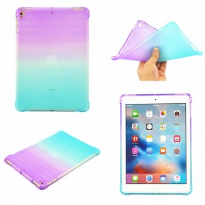 iPad 10.2 7th Generation & 8th Gen 2020 Case,Soft TPU Silicone Gradient Shockproof Anti-scratch Protection Drop Proof Back Cover, For iPad 5th Generation/iPad 6th Generation
