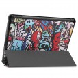 New Kindle Fire HD 10 Tablet 2021 Cover, Fire HD 10 Plus Tablet 2021 Case, Auto Wake Sleep Anti-Scratch Hard PC Back Cover Case for All New Fire HD 10 & Fire HD 10 Plus Tablet, Graffiti