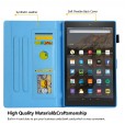 Amazon Kindle Fire 7 (9th/7th/5th Generation, 2019/2017/2015 Release) Case,Slim Fit PU Leather Folio Stand Smart Cover with Auto Wake/Sleep