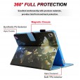 iPad 5th Gen 2017 & 6th Gen 2018 ( 9.7 inches ) Case, Pattern Slim Fit PU Leather Folio Stand Smart Cover with Auto Wake/Sleep