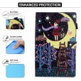 Samsung Galaxy Tab A 10.1 inch 2019 T510/T515 Case,Pattern Slim Fit PU Leather Folio Stand Smart Cover with Auto Wake/Sleep