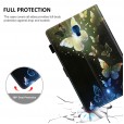 Samsung Galaxy Tab A 10.1 inch 2019 T510/T515 Case,Pattern Slim Fit PU Leather Folio Stand Smart Cover with Auto Wake/Sleep