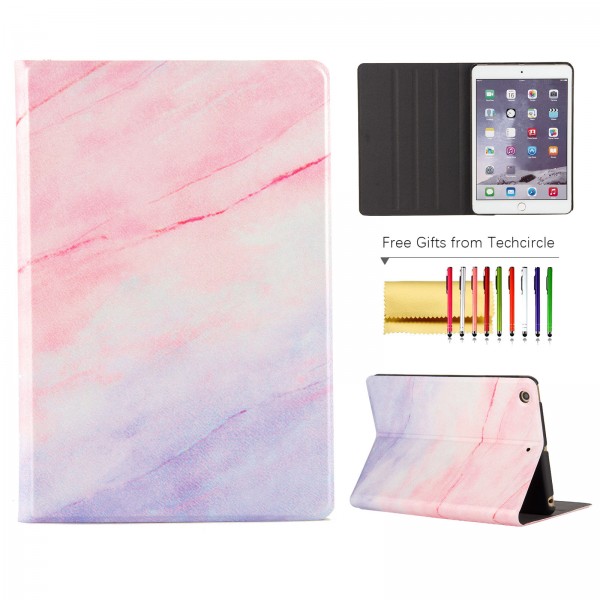 iPad Mini 1& Mini2 & Mini3 Case, Premium Leather Case, Multi-Angle Viewing Folio Flip Wallet Stand Case for Apple iPad Mini with Auto Wake/Sleep