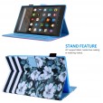 Amazon Kindle Fire HD 8 Tablet (8th Gen 2018 & 7th Gen 2017 & 6th Gen 2016) Case,Pattern Stand Card Pocket Multi-Angle Stand Leather Auto Wake/Sleep Cover