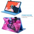 Apple iPad Pro (11-inch, 1st generation) 2018, Pattern Stand Card Pocket Multi-Angle Stand Auto Wake/Sleep Leather Cover