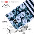 Samsung Galaxy Tab A 7.0 (2016 Released ) Case,Pattern Stand Card Pocket Multi-Angle Stand Auto Wake/Sleep Leather Cover