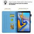 Samsung Galaxy Tab A 10.1 inch 2019 SM-T510 SM-T515 Case ,Pattern Stand Card Pocket Multi-Angle Stand Auto Wake/Sleep Leather Cover